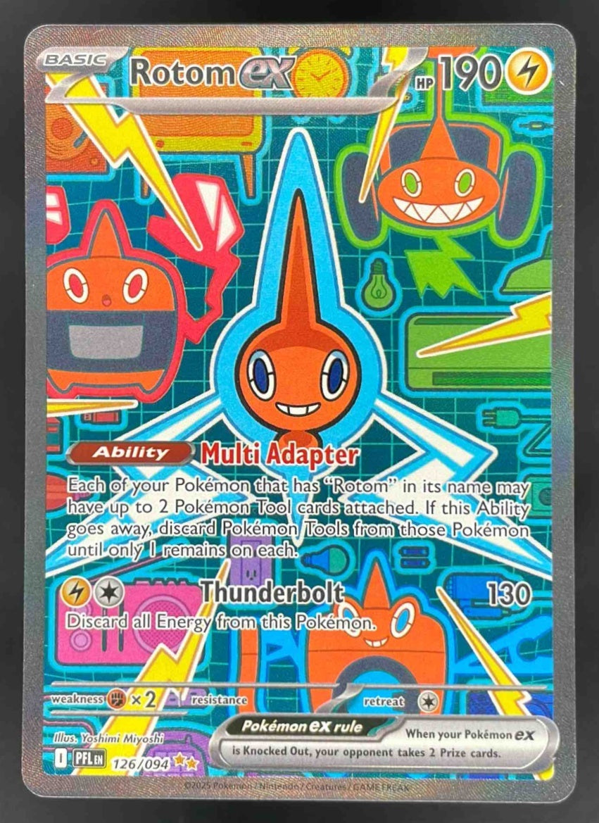 2025 Pokemon Phantasmal Flames #126/094 Rotom ex Special Illustration Rare