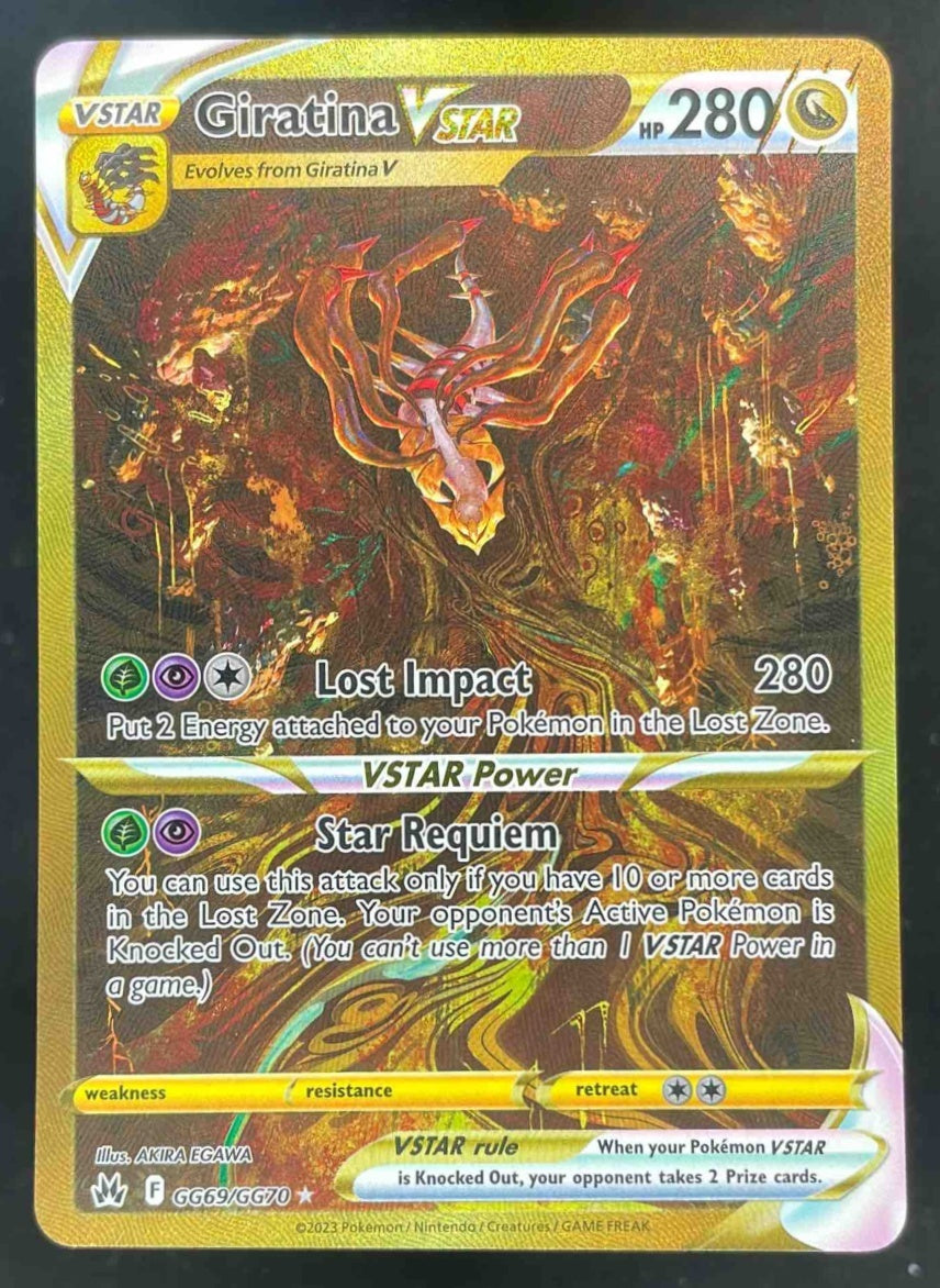 2023 Pokemon Sword & Shield Crown Zenith Galarian #GG69/GG70 Giratina VST