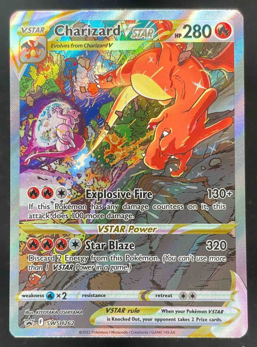 2022 Pokemon Sword & Shield Black Star Promos #SWSH262 Charizard VST