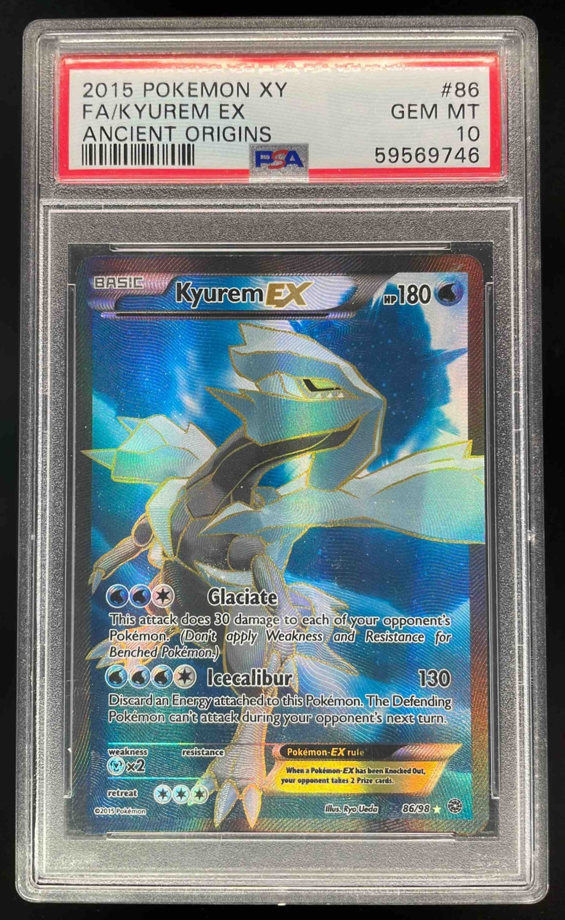 2015 Pokemon XY Ancient Origins #86/98 Kyurem PSA 10