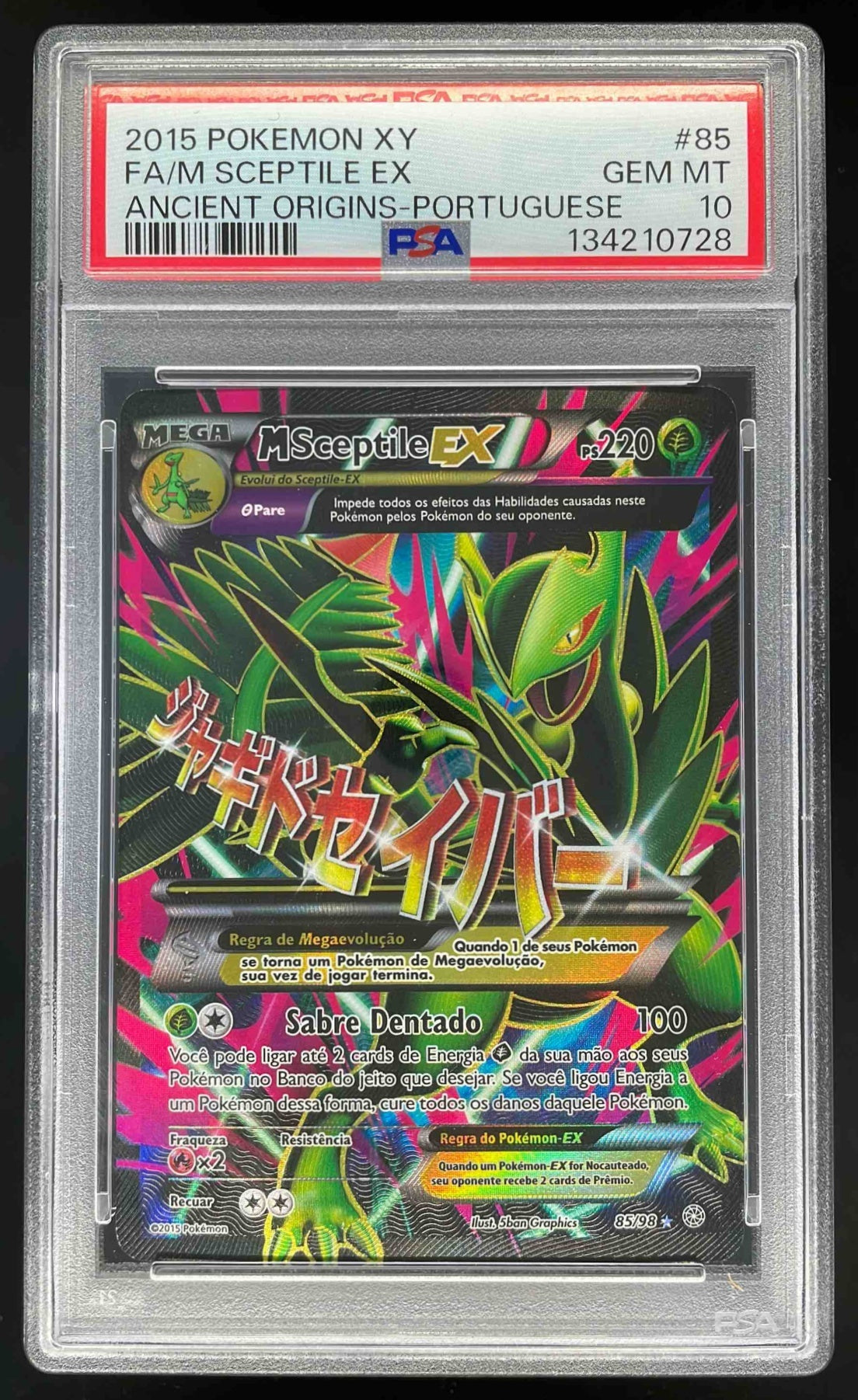 2015 Pokemon XY Ancient Origins #85/98 Mega Sceptile PSA 10