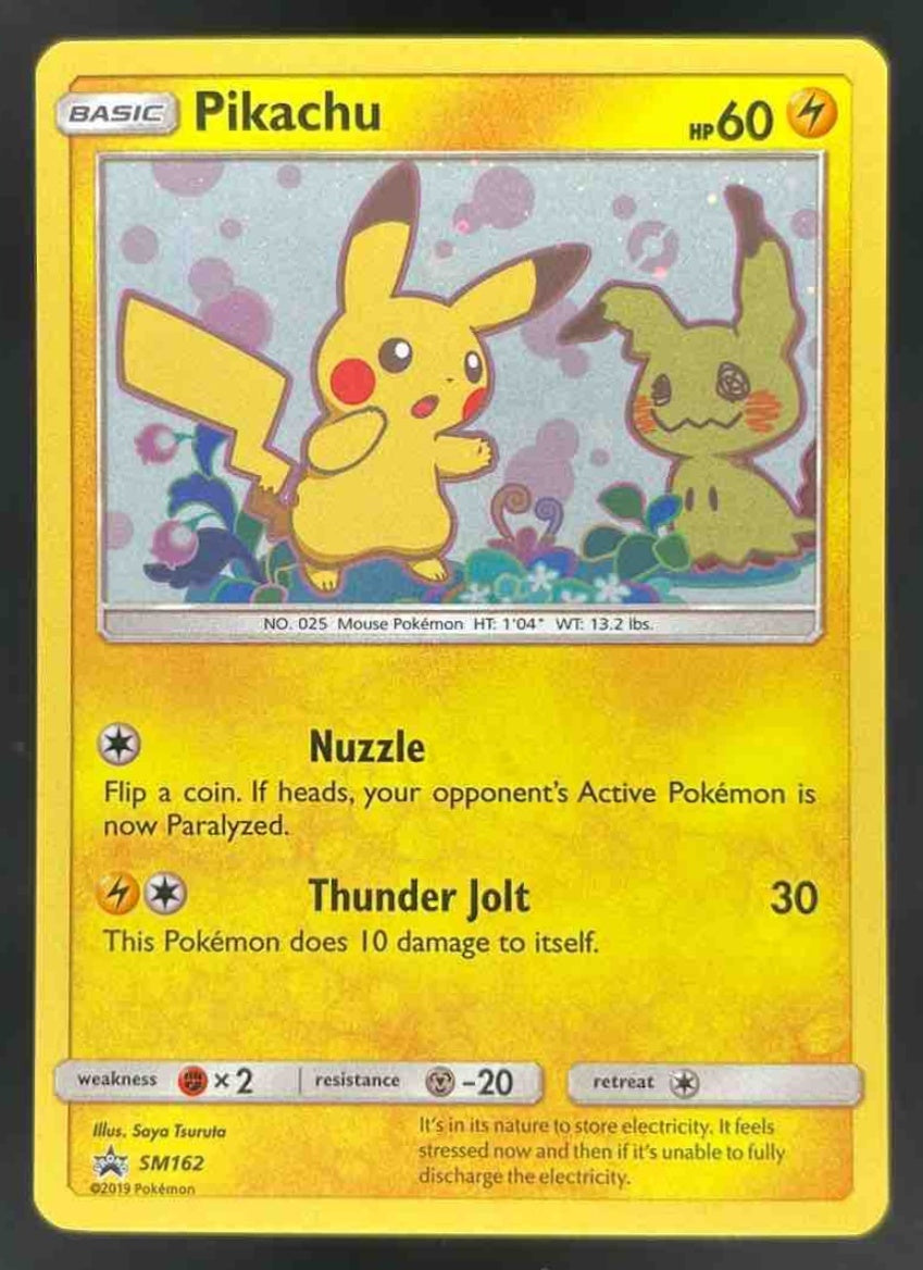 2019 Pokemon SM Black Star Promos #SM162 Pikachu