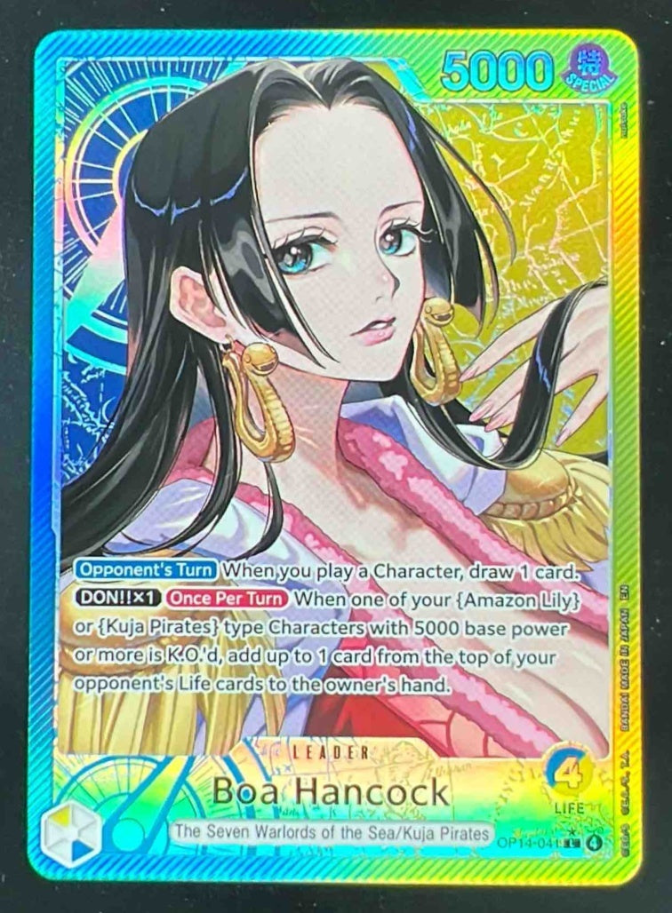 One Piece Boa Hancock - OP14-041 Alternate Art - The Azure Sea's Seven OP14