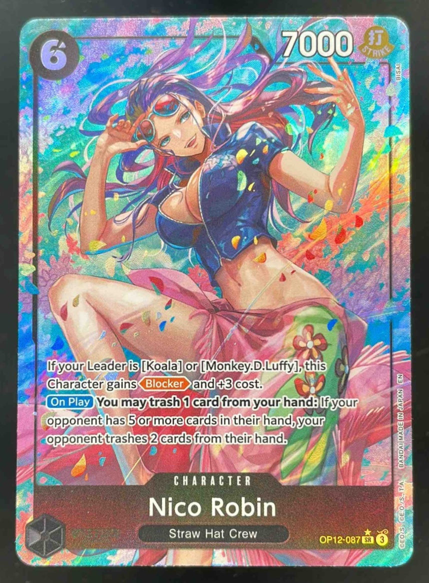 2025 One Piece Legacy of the Master Alternate Art #OP12-087 Nico Robin