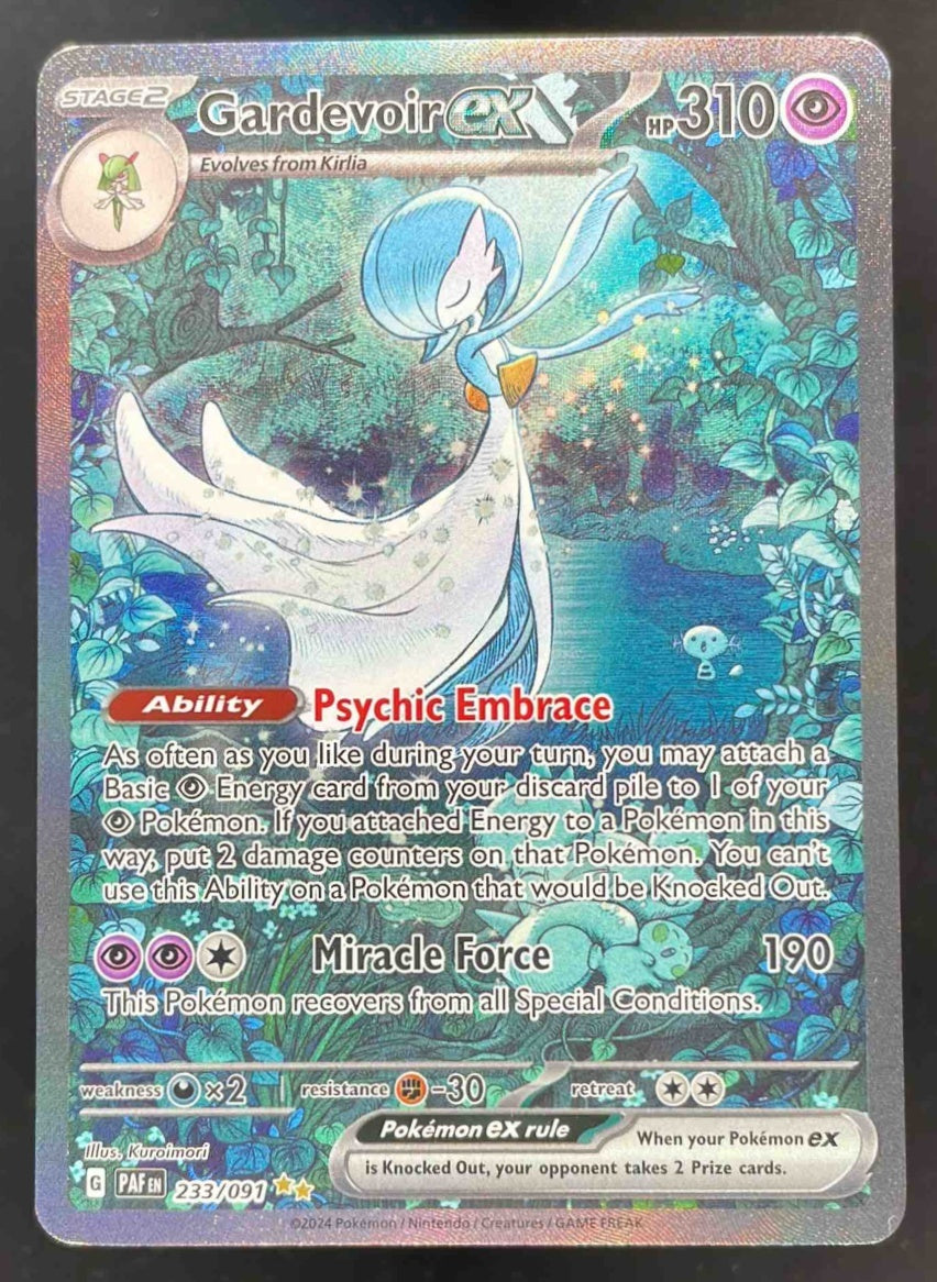 2024 Pokemon Paldean Fates #233/091 Gardevoir ex