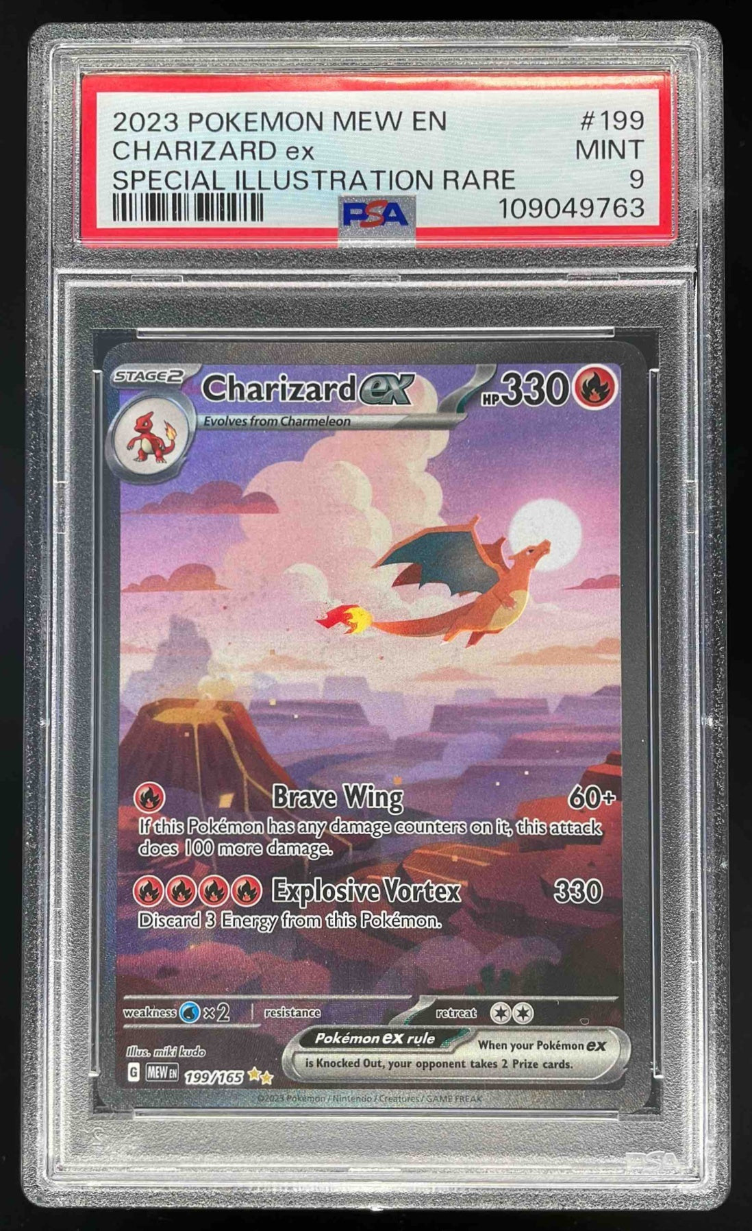 2023 Pokemon SV 151 #199/165 Charizard ex PSA 9