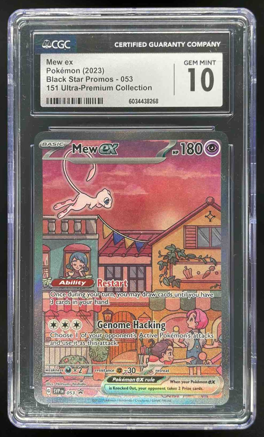 2023 Pokemon SV Black Star Promos - SVP EN Promos #053 Mew ex CGC 10
