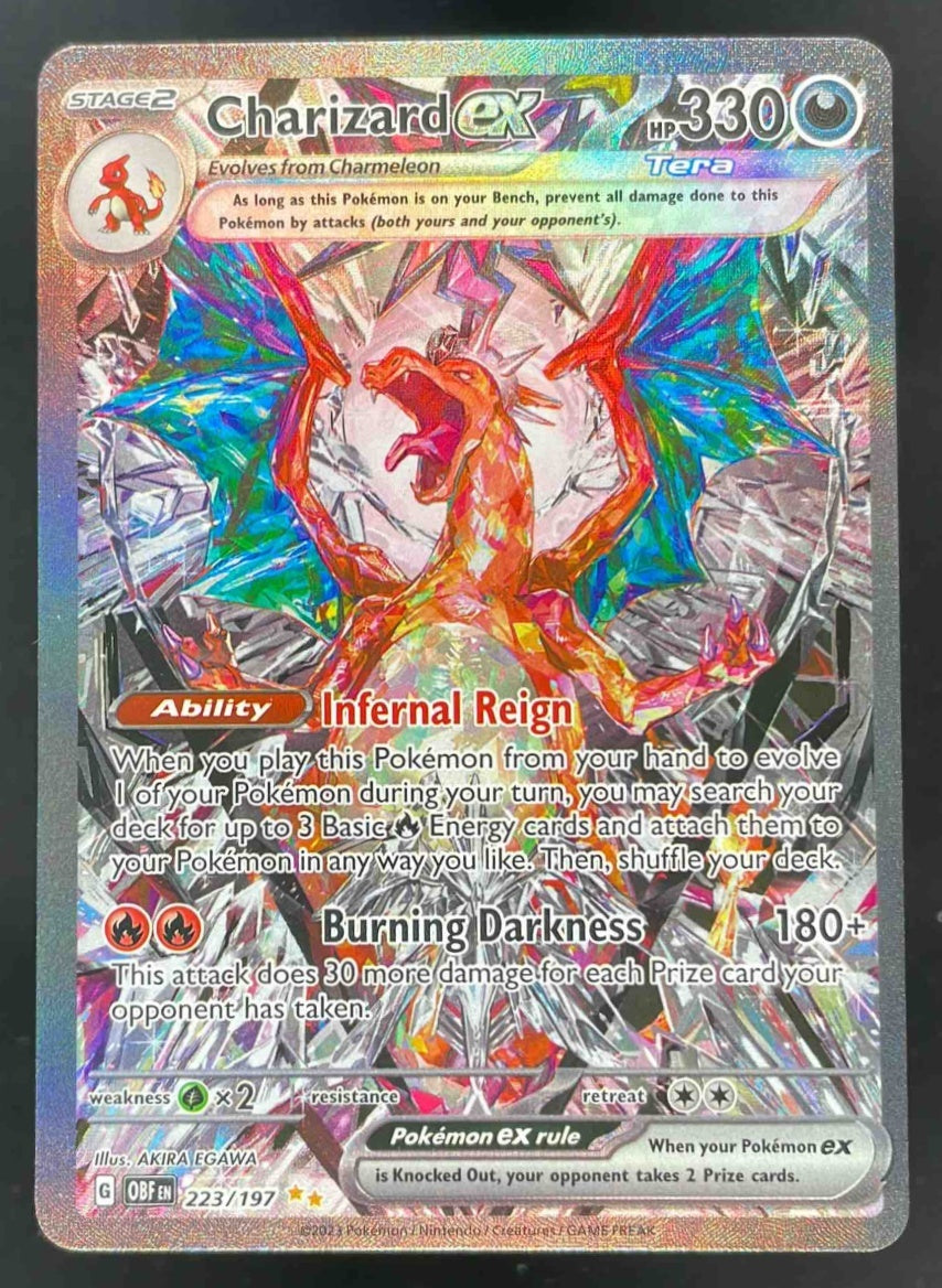 2023 Pokemon SV Obsidian Flames - OBF EN #223/197 Charizard ex
