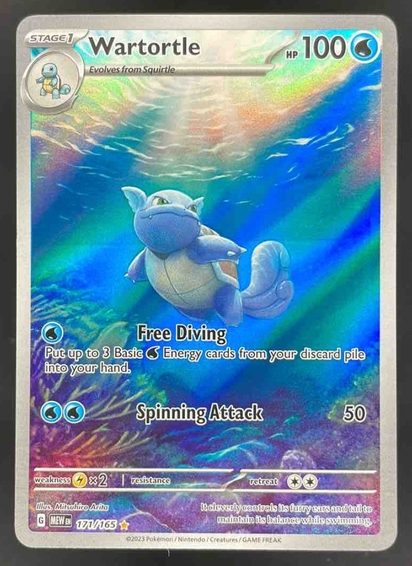 2023 Pokemon SV 151 #171/165 Wartortle