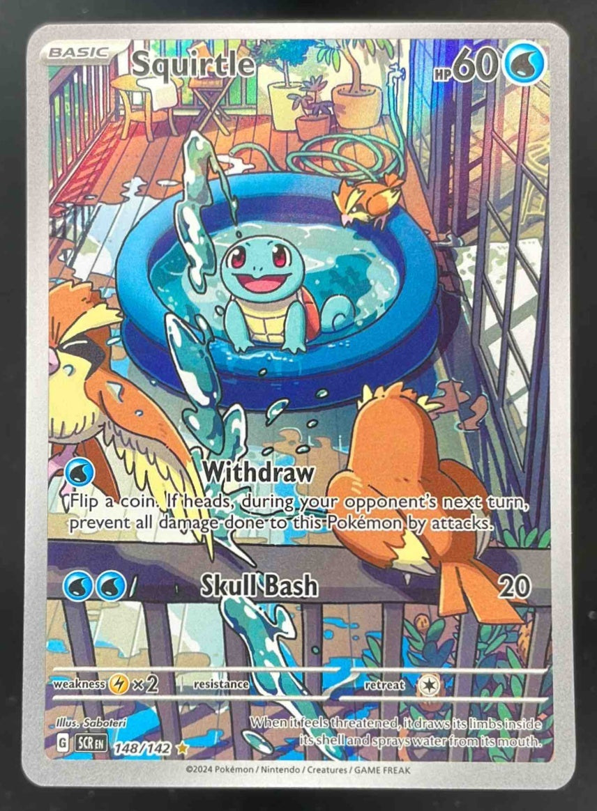 2024 Pokemon Stellar Crown #148/142 Squirtle