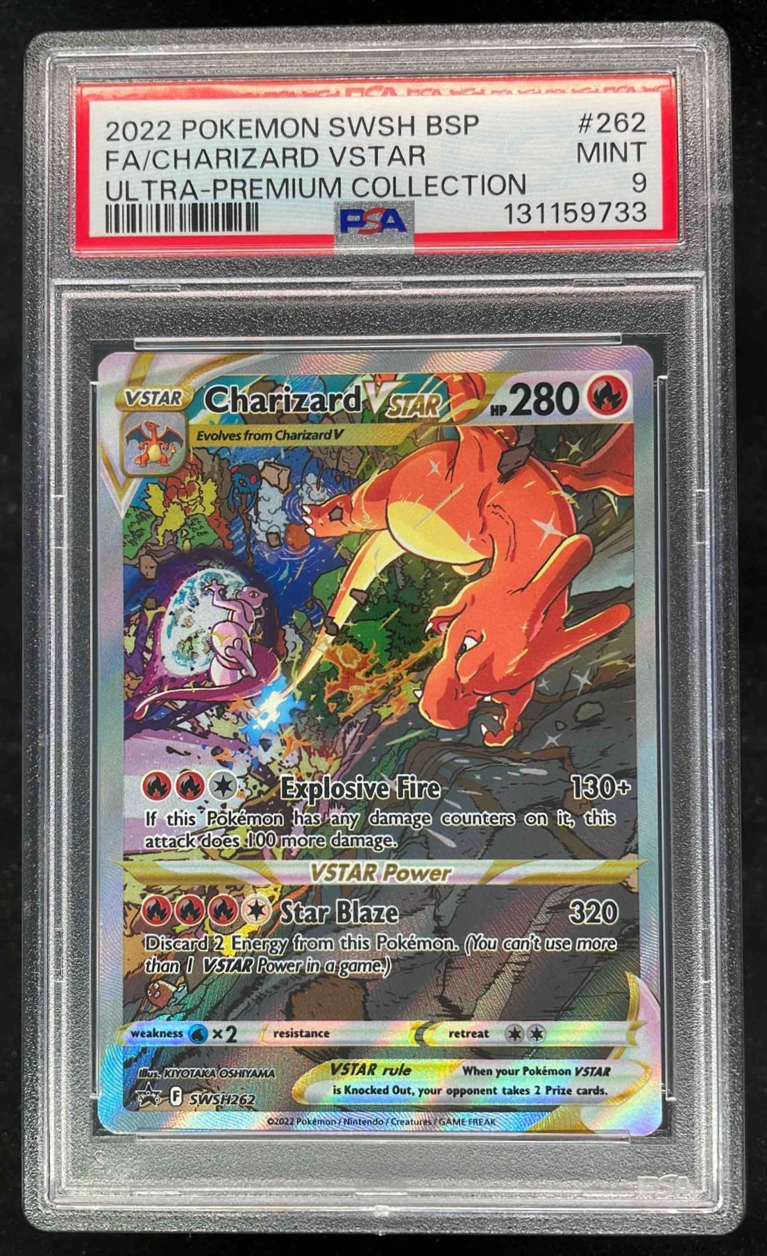 2019-2023 Pokemon Sword & Shield Black Star Promos #SWSH262 Charizard VST PSA 9