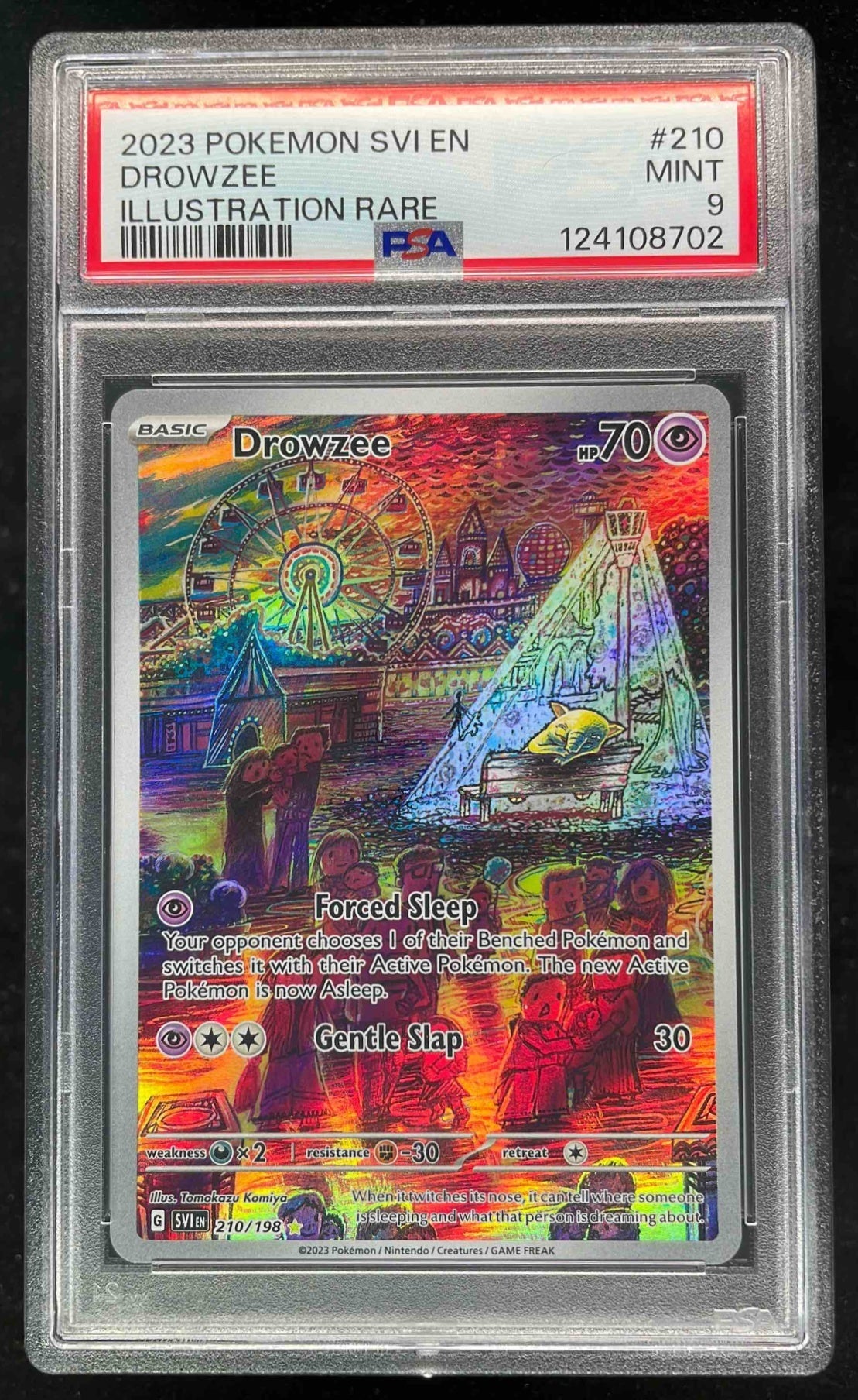 2023 Pokemon Scarlet & Violet #210/198 Drowzee PSA 9
