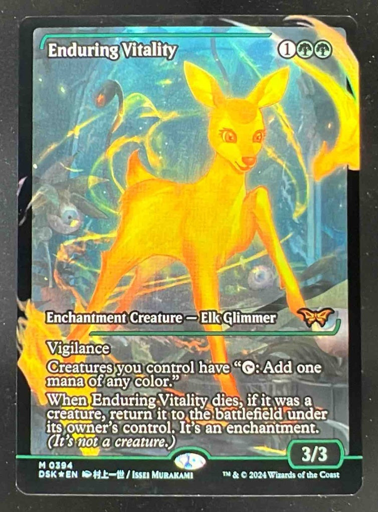 2024 Magic The Gathering Duskmourn: House of Horror Foil #0394 Enduring Vitality