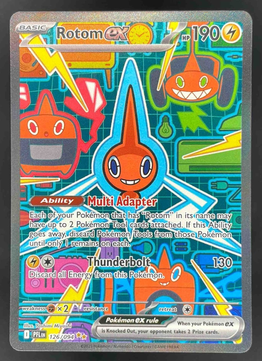 2025 Pokemon Phantasmal Flames #126/094 Rotom ex Special Illustration Rare