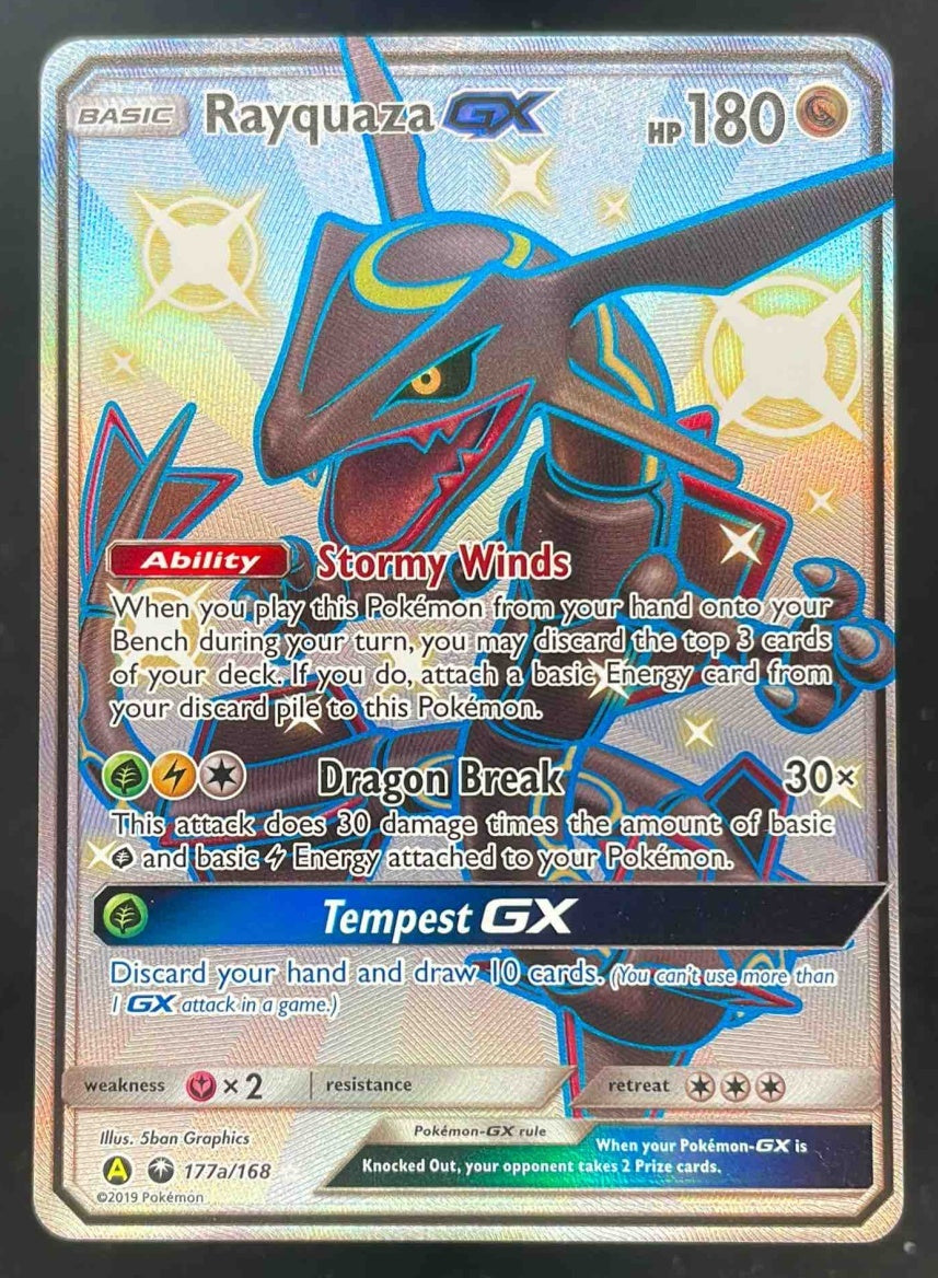 2018 Pokemon Sun & Moon Celestial Storm Promos #177a /168 Rayquaza