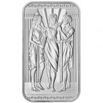 1 oz Great Britain The Great Engravers Collection Three Graces Silver Bar (New)