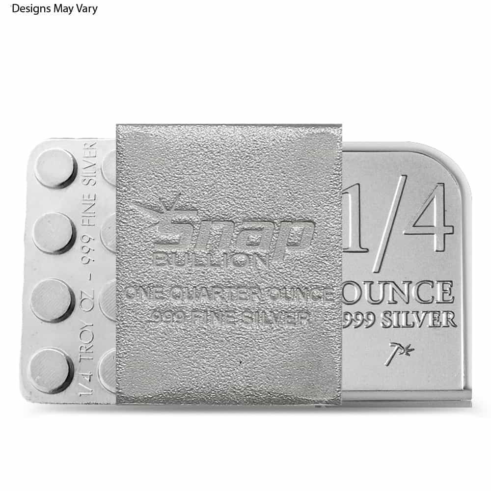 1/4 oz Generic Silver Bar .999 Fine