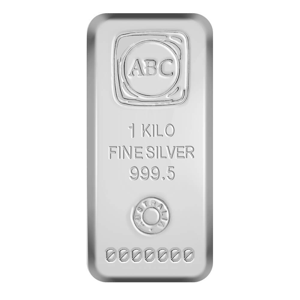 1 Kilo ABC Refinery Silver Bar .9995 Fine