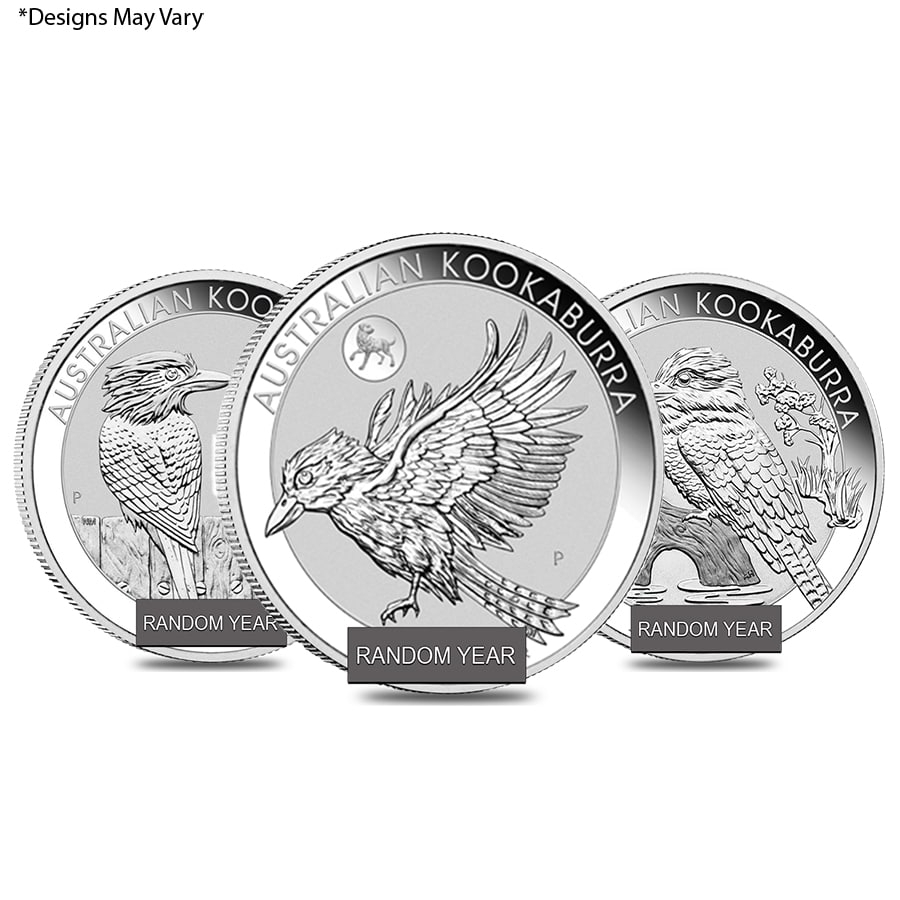 1 oz Silver Australian Kookaburra Perth Mint BU (Random Year)