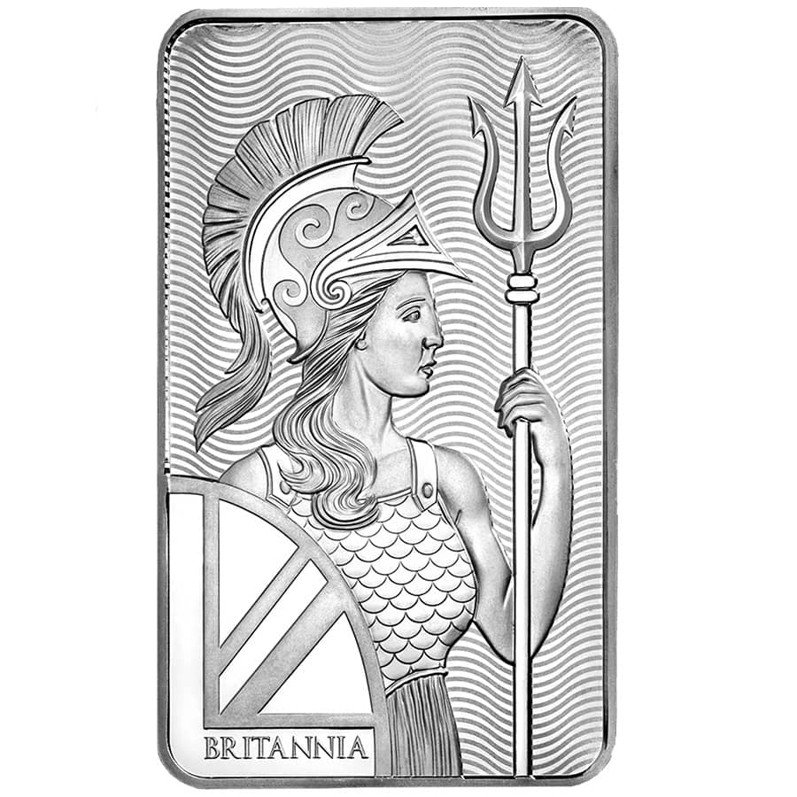 10 oz Britannia Silver Bar .999 Fine (Sealed)