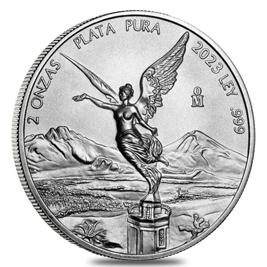 2023 2 oz Mexican Silver Libertad Coin BU