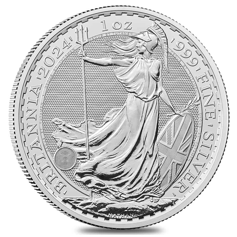 2024 Great Britain 1 oz Silver Britannia BU