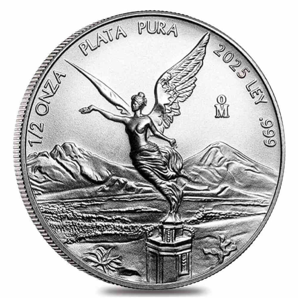 2025 1/2 oz Mexican Libertad Silver Coin BU