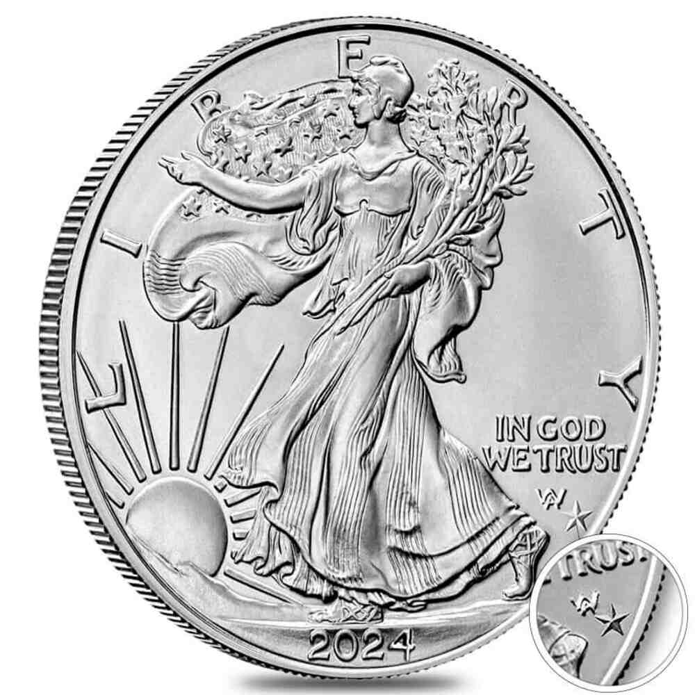 2024 Star Privy 1 oz Silver American Eagle $1 Coin BU