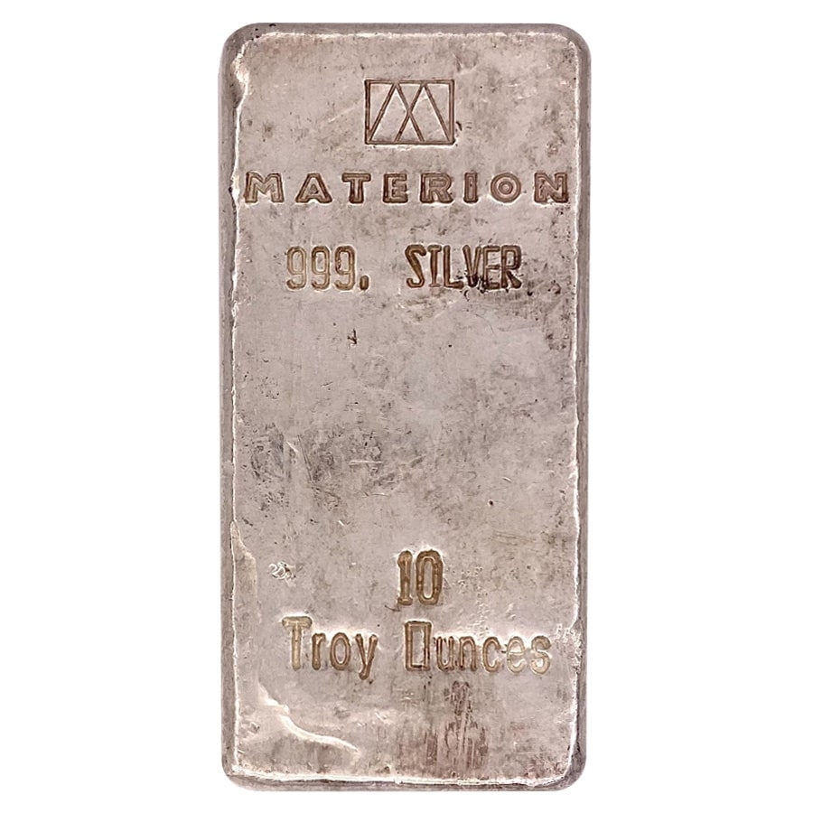 10 oz Materion Silver Bar .999 Fine