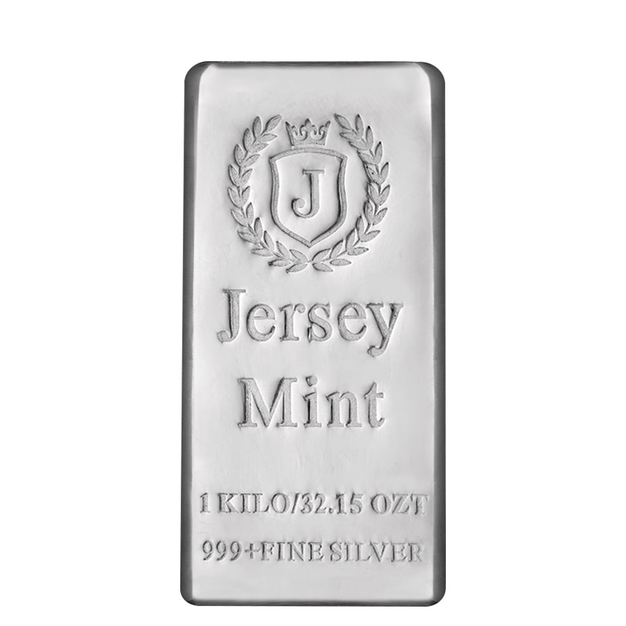 1 Kilo Jersey Mint Silver Bar .999 Fine