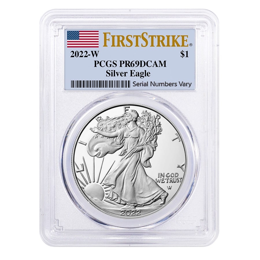 2022-W 1 oz Proof Silver American Eagle PCGS PF 69 FS