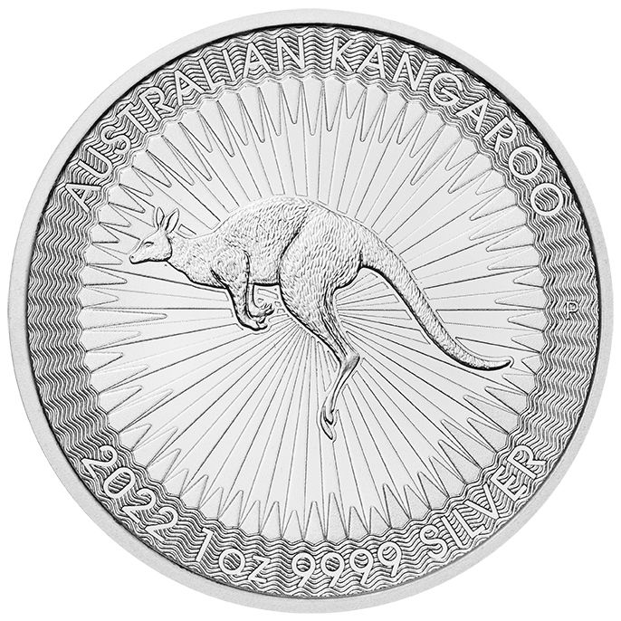 2022 1 Oz Australia Silver Kangaroo (BU)