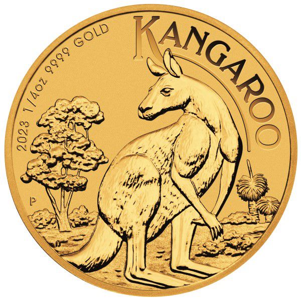 2023 Australia 1/4 Oz Gold Kangaroo (BU)