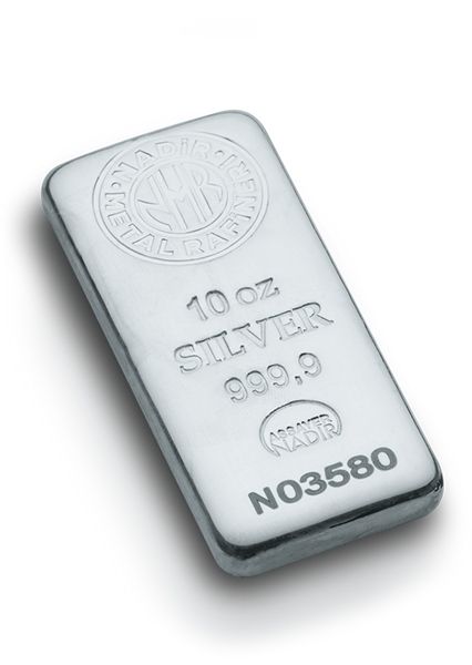 10 oz Nadir Silver Bar (New)
