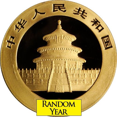 China 1 oz Gold Panda Coin BU (Random Date/Sealed)