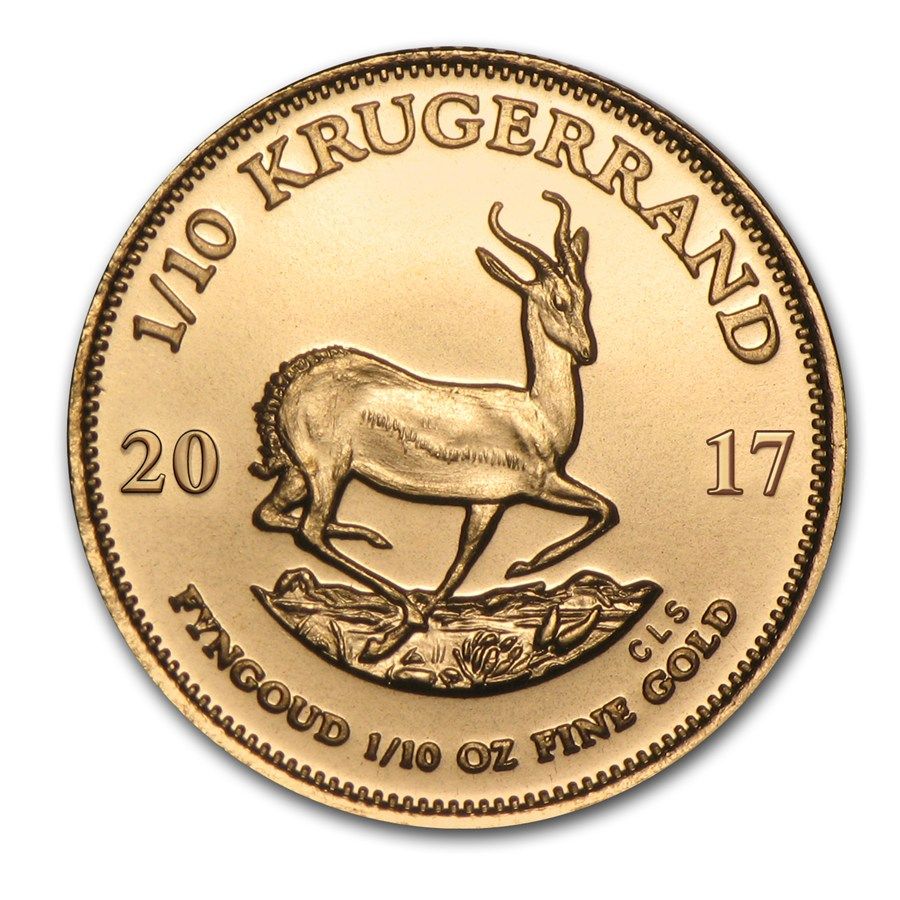 1/10 Oz South Africa Gold Krugerrand (Random Year)
