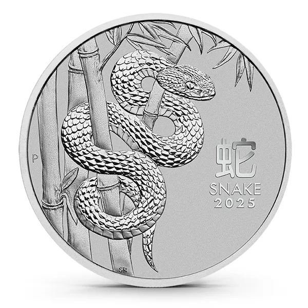 2025 Australia 1 Oz Platinum Lunar Snake Coin (BU)