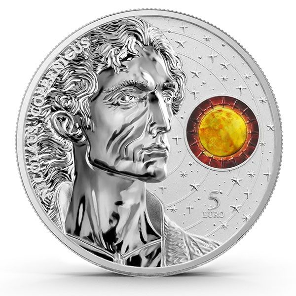 2023 Malta Copernicus 5 Euro 1 Oz Silver Coin (BU)
