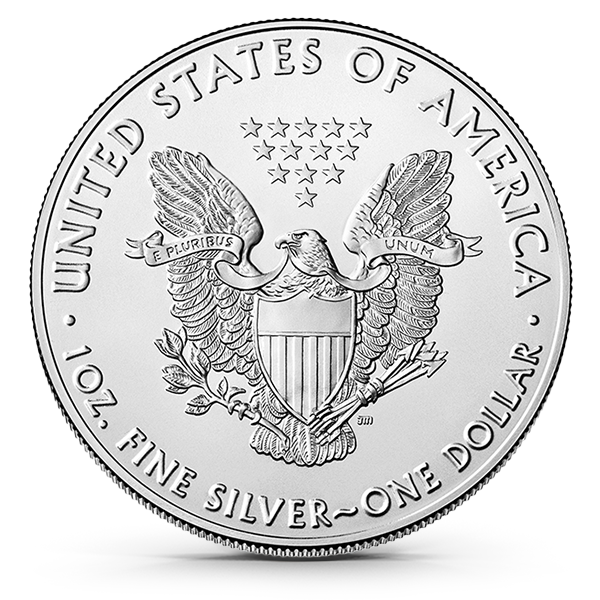 1 Oz American Silver Eagle Type 1 (BU) - Random Date