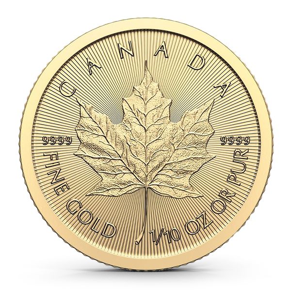 2024 Canada 1/10 Oz Gold Maple Leaf (BU)