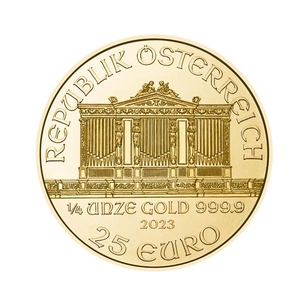 2023 Austria 1/4 Oz Gold Philharmonic (BU)