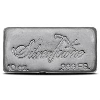 10 oz Silver Poured Bar New | SilverTowne