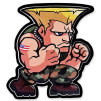 2022 Fiji Street Fighter Series Guile Shaped 1 oz Silver Coin