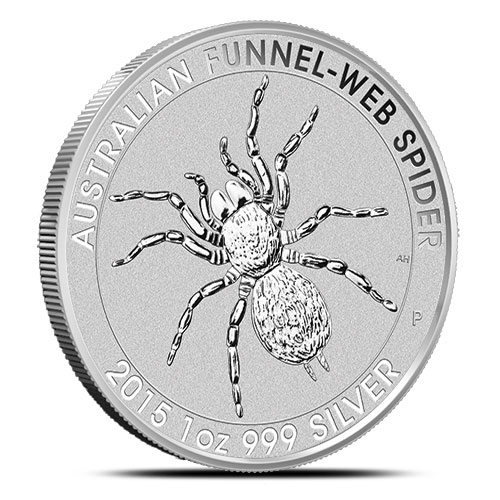 2015 Australian Funnel-Web Spider 1 oz Silver Coin