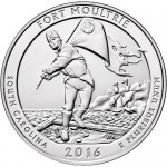 2016 5 oz Silver ATB Fort Moultrie Coins
