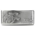 100 oz SilverTowne Pony Silver Bars (New)