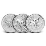 1 oz Silver Australian Lunar Coins (Random Year, Varied Design)