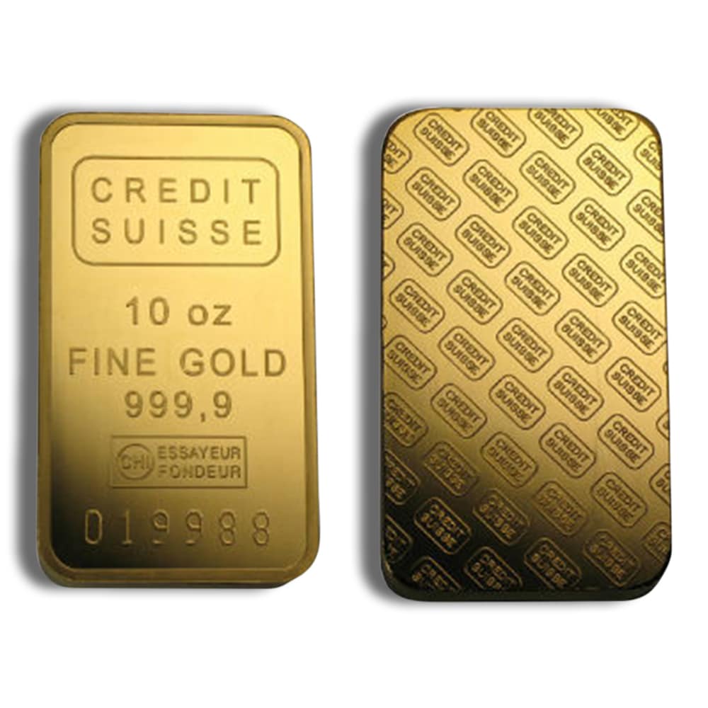 10 oz Gold Bar – Credit Suisse