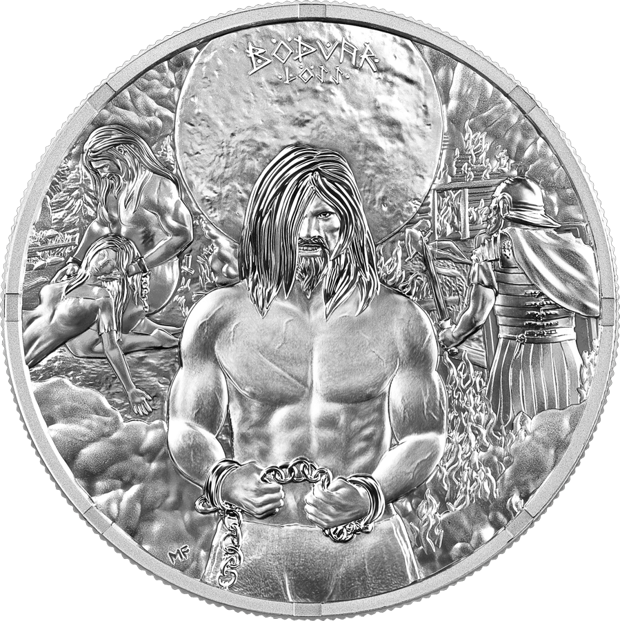 2026 Germania Bodvar Saga Loss 1 oz Silver Bullion Coin