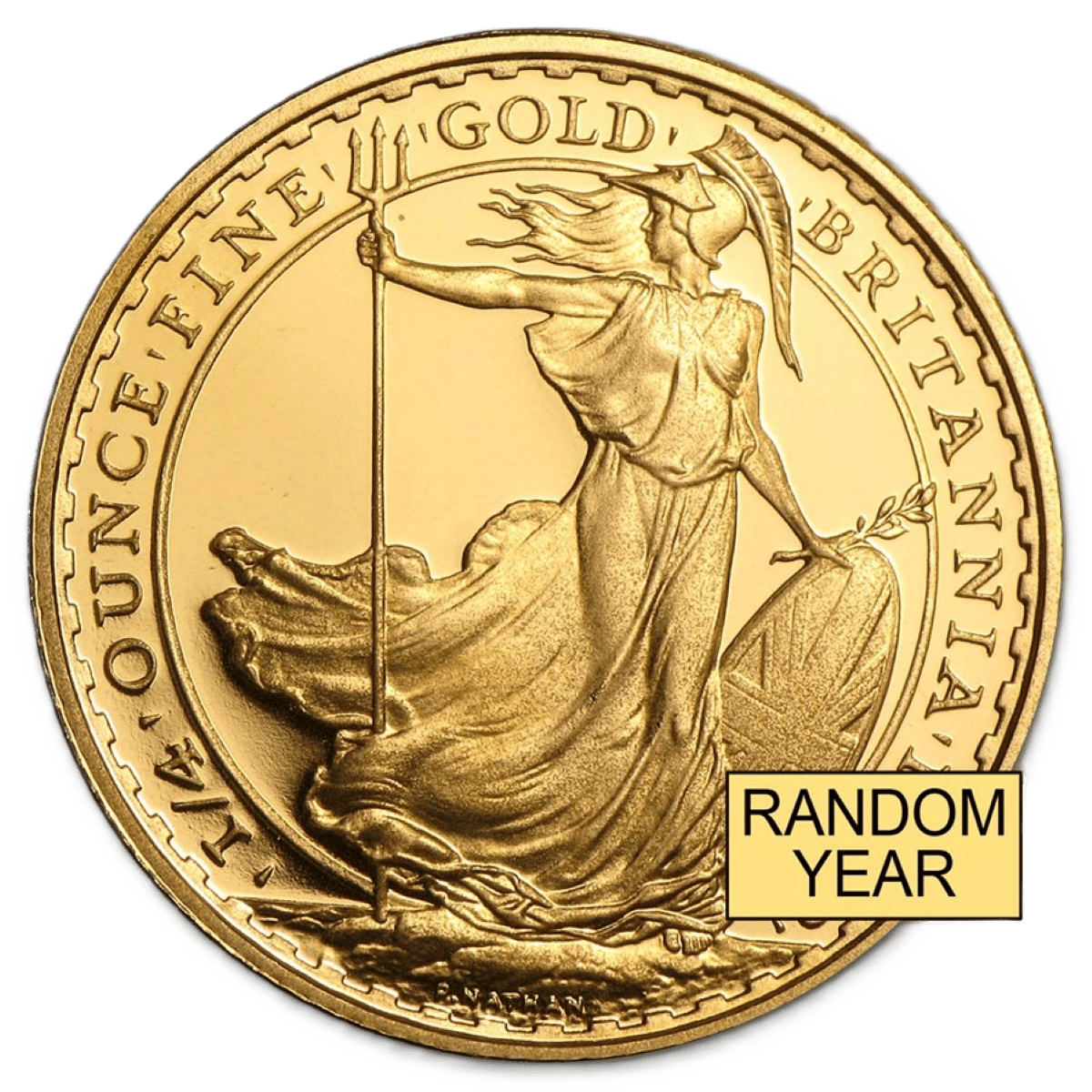 Great Britain 1/4 oz Gold Britannia Coin (Secondary Market)